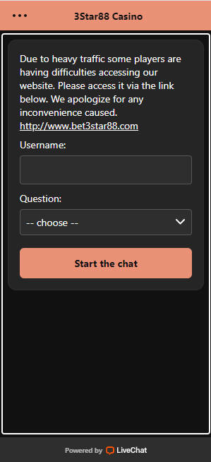 Manu888 - 3Star88 Casino Review - Live Chat - manu8888