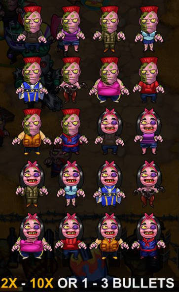 Zombie Bonus Fishing - Paytable 2 - manu8888