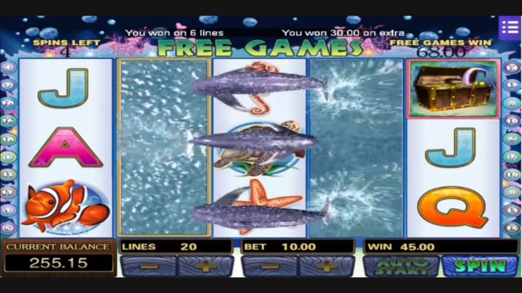 Dolphin Reef Slot - Re-Spin Features - Manu8888