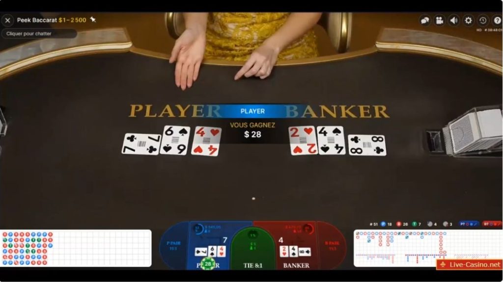 Peek Baccarat - Gameplay 3 - manu8888