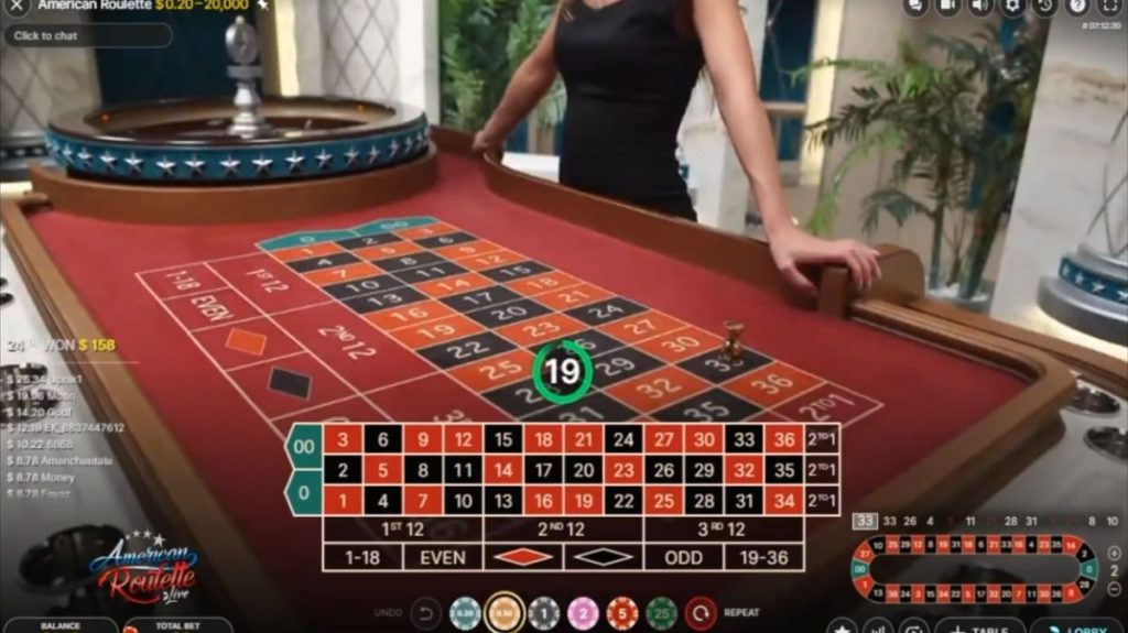 American Roulette - Live Gameplay 1 - manu8888