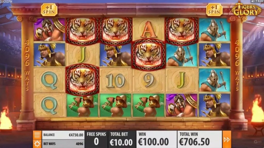 Tiger's Glory Slot - Enraged Tiger Symbol - manu8888