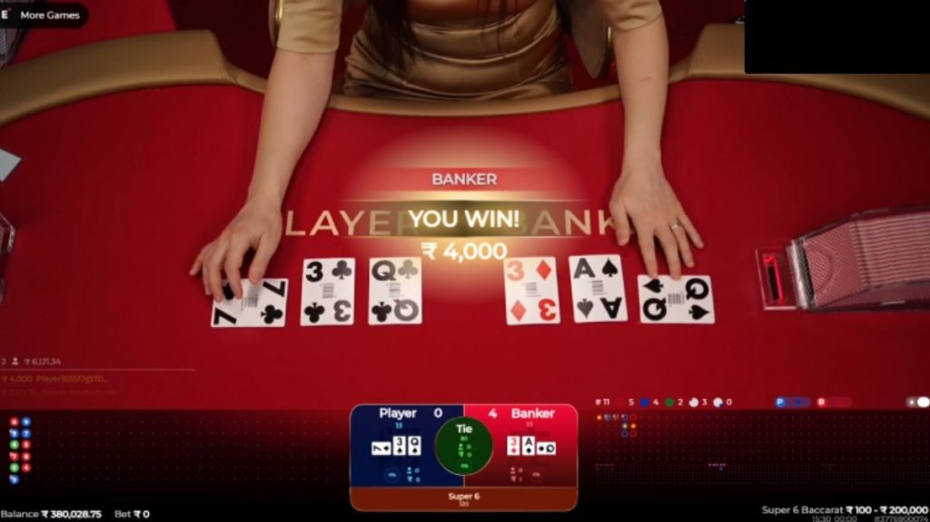 Golden Baccarat Super 6 - Game 2 - manu8888