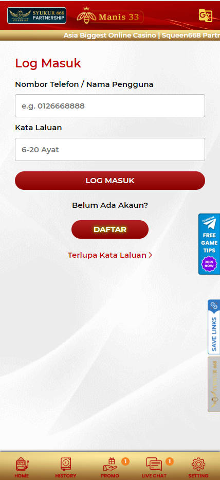 Manis33 - Live Chat - manu8888