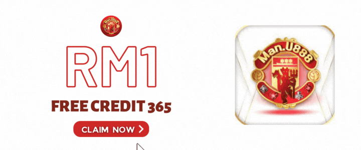 Manu888 - Promotion Banner - RM1 Free Credit 365