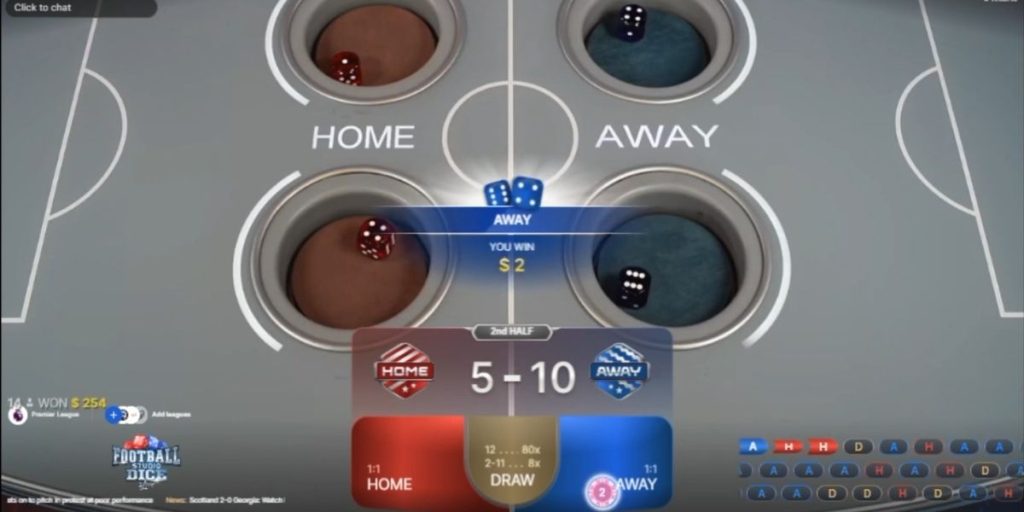 Football Studio Dice - Game 3 - Manu8888