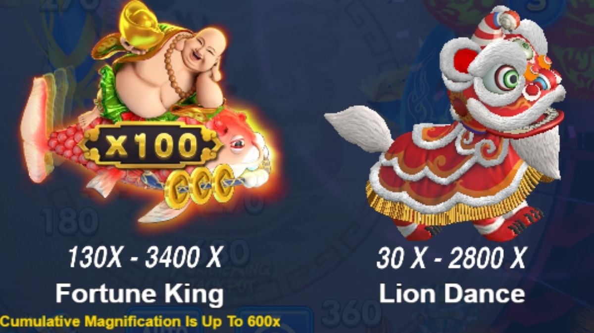 Fortune King Jackpot Fishing - Paytable 10 - manu8888