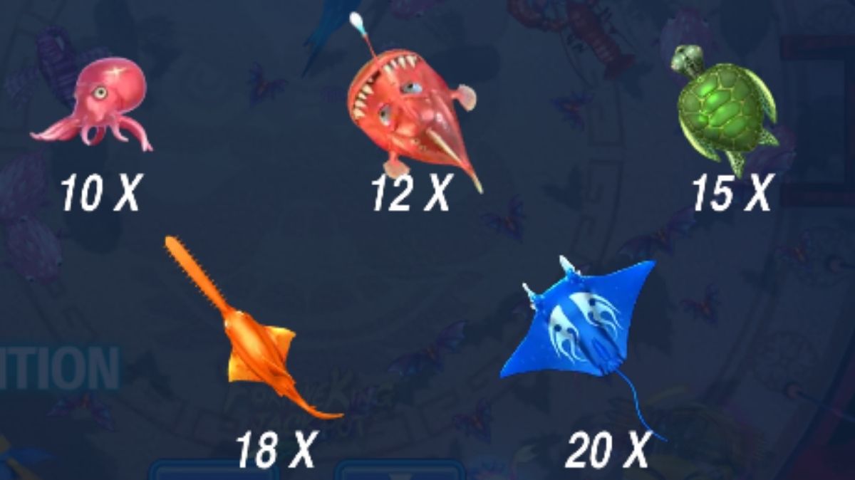 Fortune King Jackpot Fishing - Paytable 2 - manu8888