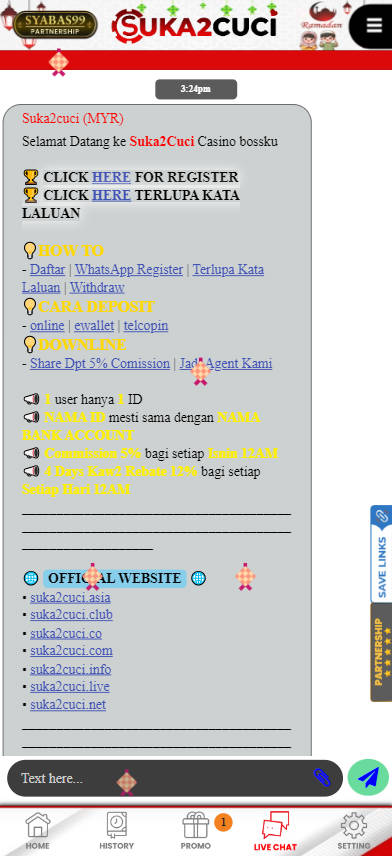 Suka2Cuci - Live Chat - manu8888